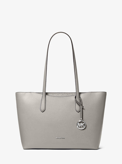 Arden Large Top-Zip Tote Bag Pearl Grey Pearl Grey