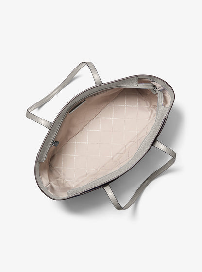 Arden Large Top-Zip Tote Bag Pearl Grey Pearl Grey