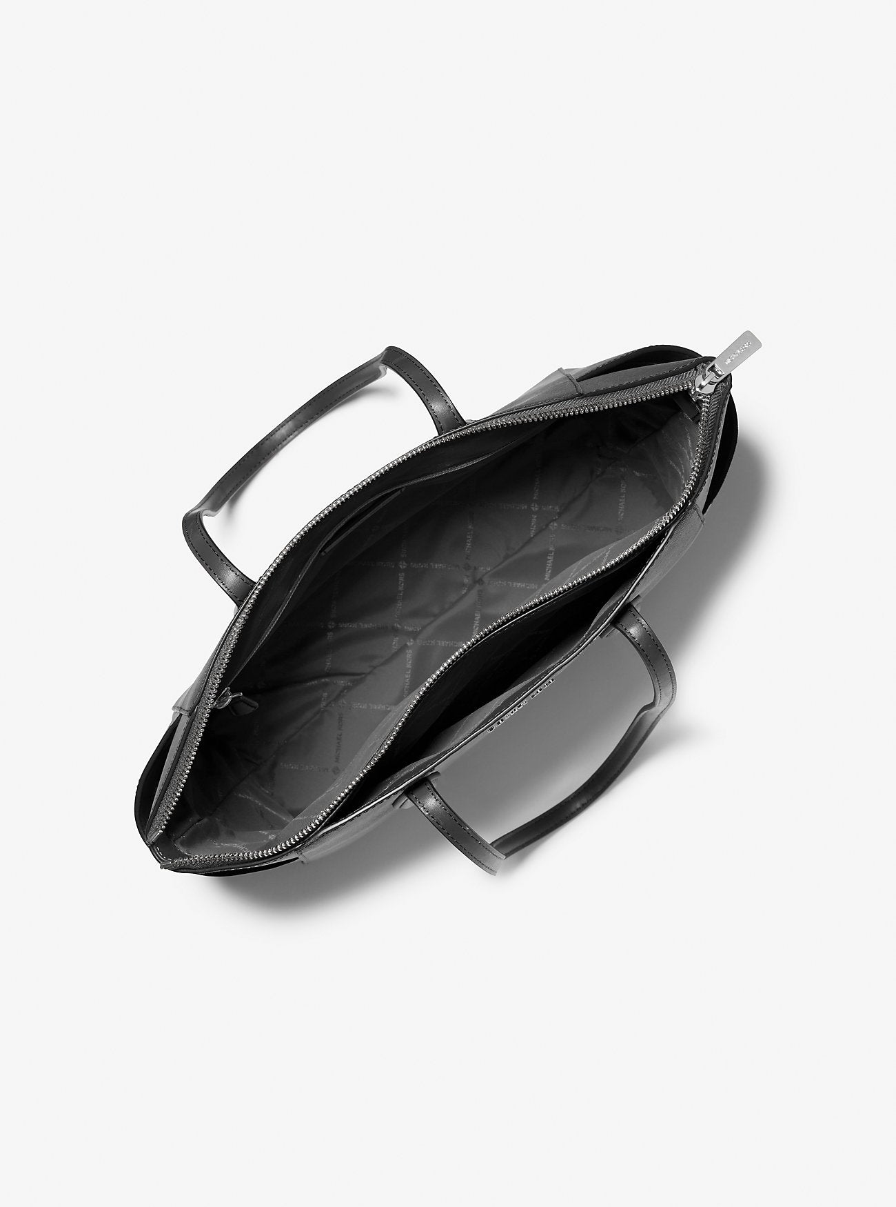 Marilyn Medium Saffiano Leather Tote Bag Black Black