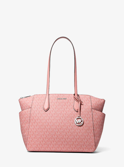 Marilyn Medium Signature Logo Tote Bag Sunset Rose Sunset Rose