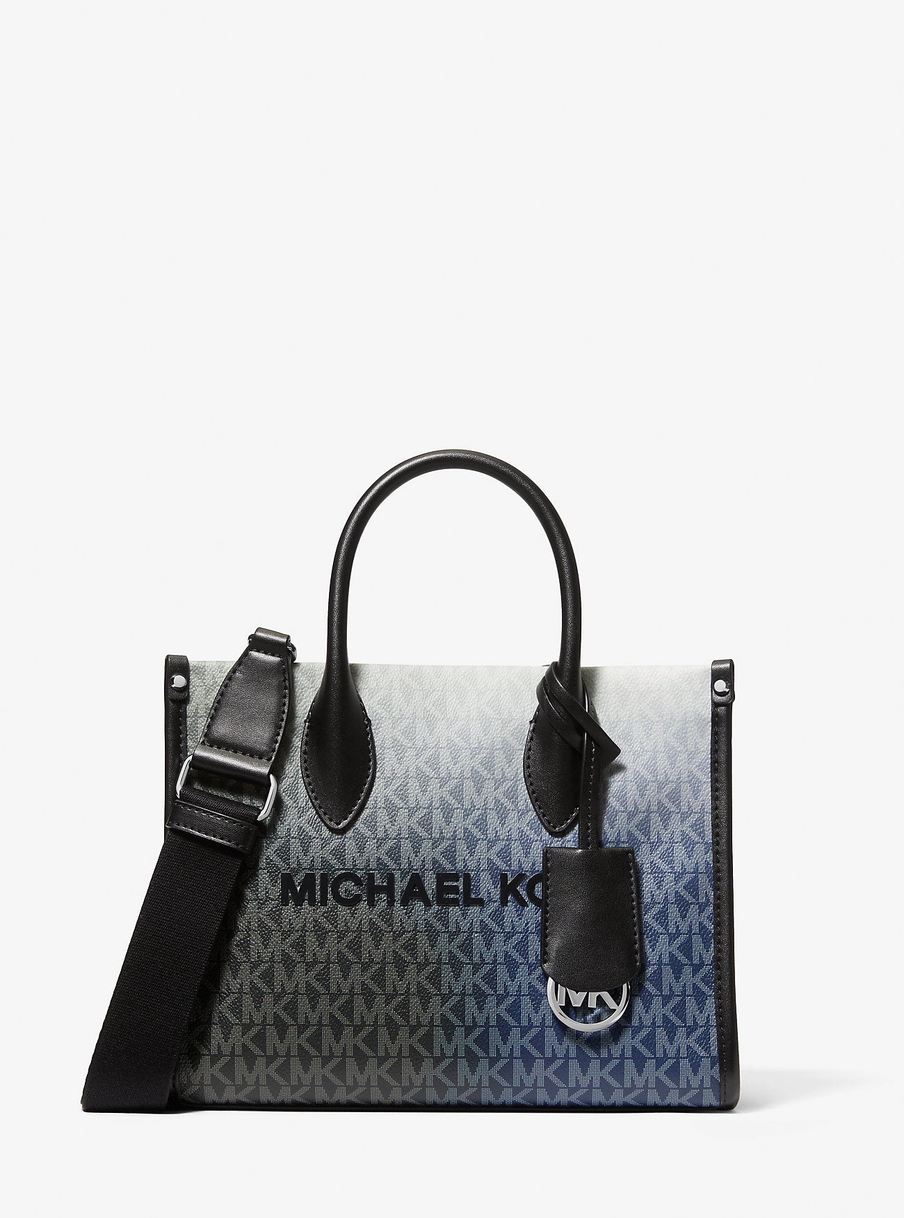 Mirella Small Ombre Signature Logo Crossbody Bag Black Combo Black Combo