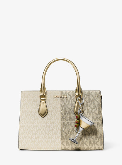 Martini Bag Charm Silver Silver