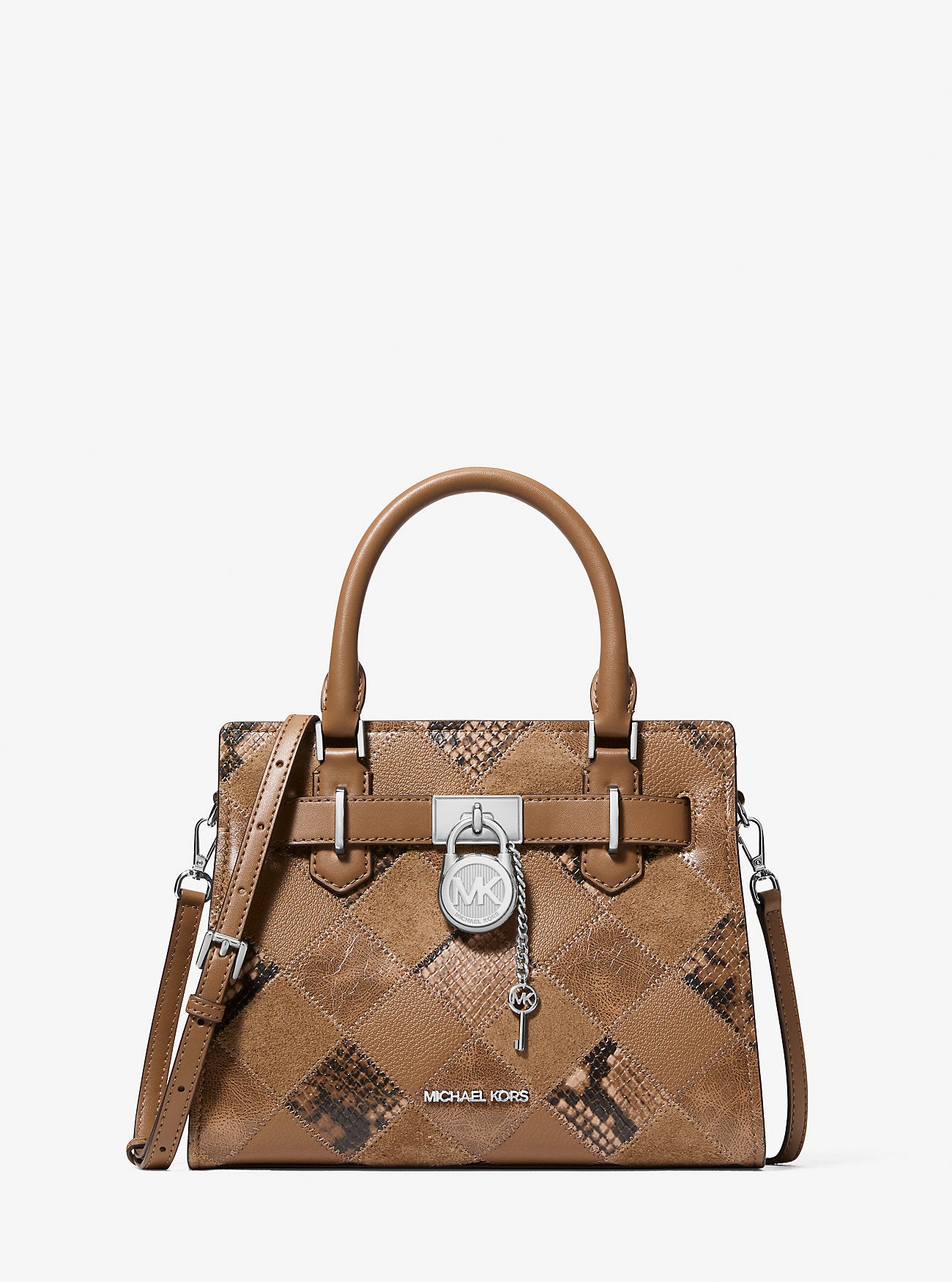 Hamilton Small Patchwork Satchel Driftwood Driftwood