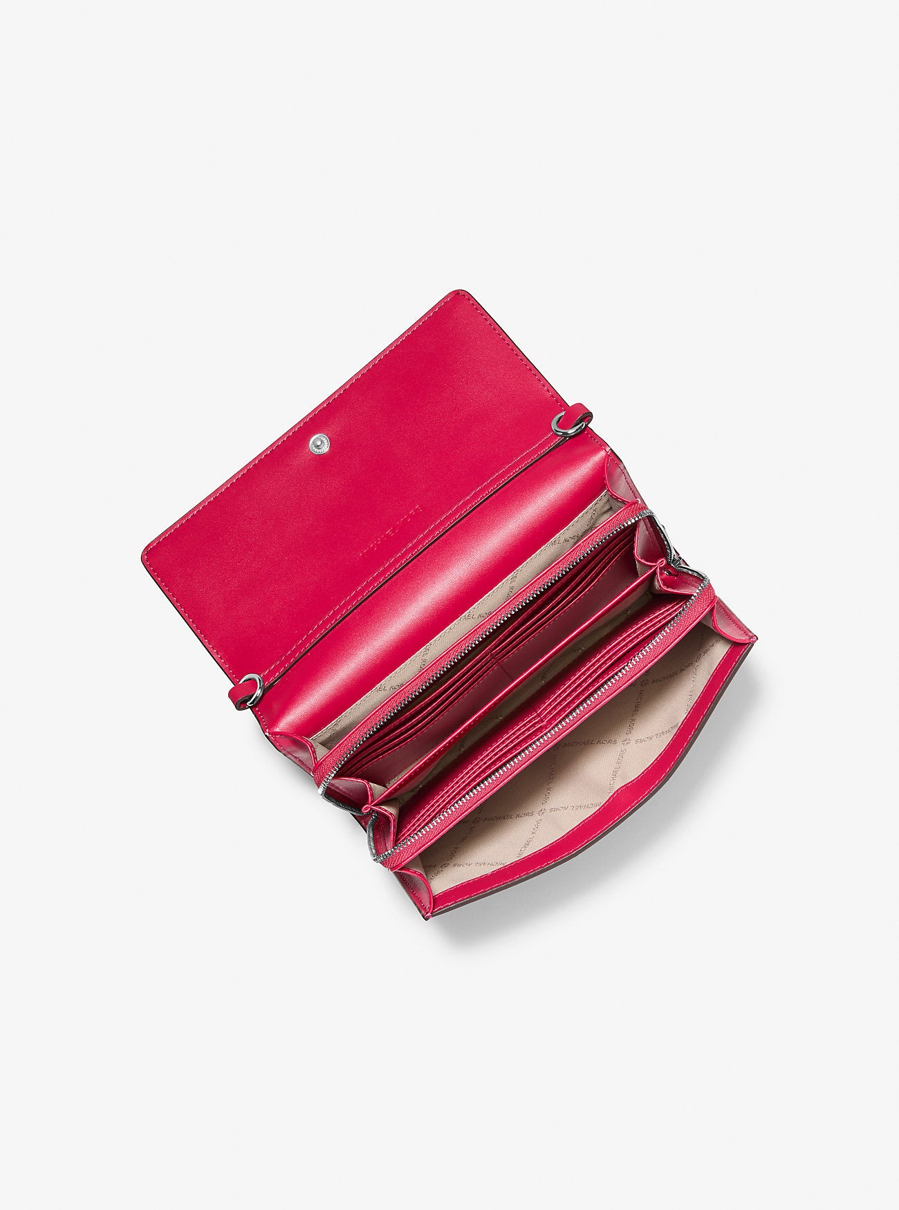 Jet Set Large Ombre Signature Logo Crossbody Bag Dark Raspberry Multi Dark Raspberry Multi