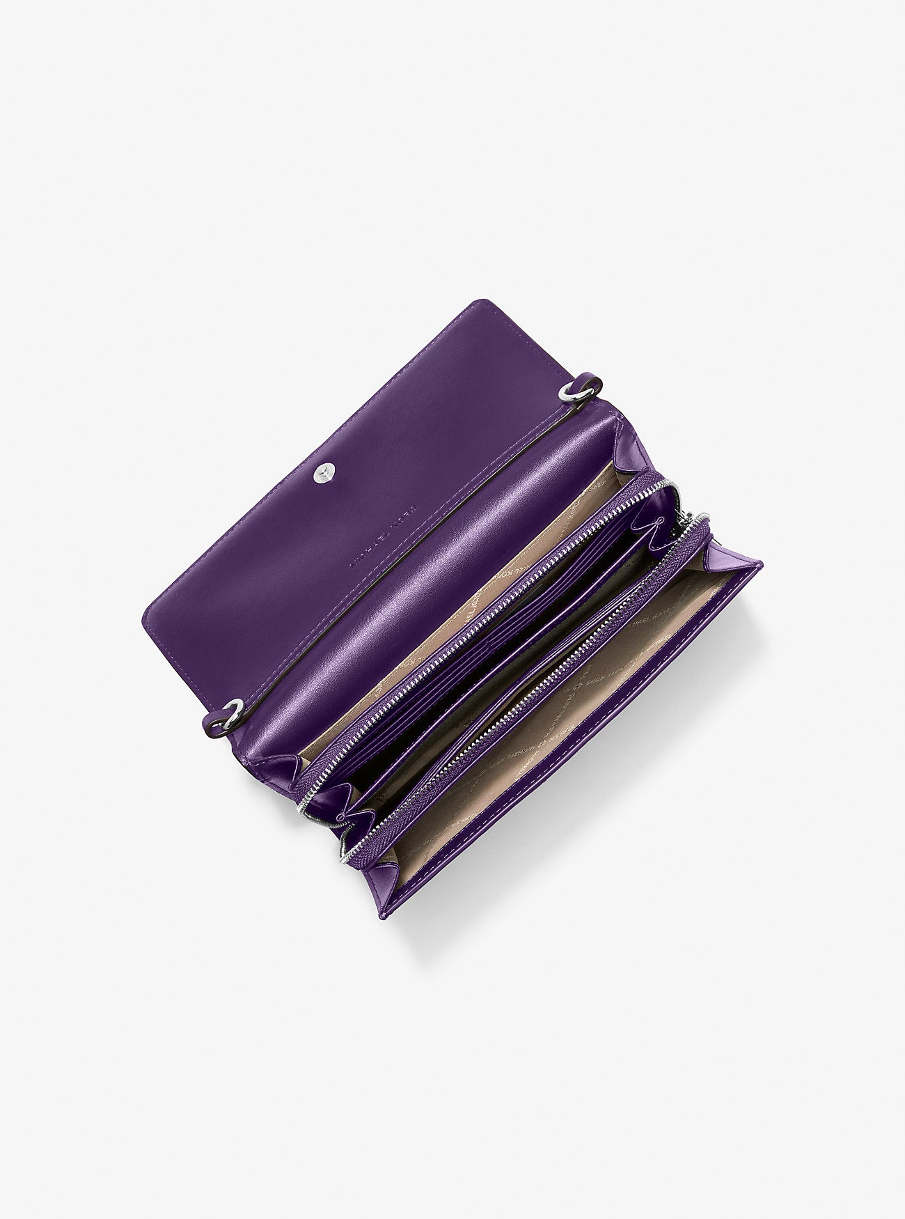 Jet Set Large Ombre Signature Logo Crossbody Bag Dark Purple Ml Dark Purple Ml