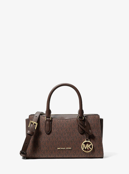Arden Small Signature Logo Messenger Bag Nutmeg Nutmeg