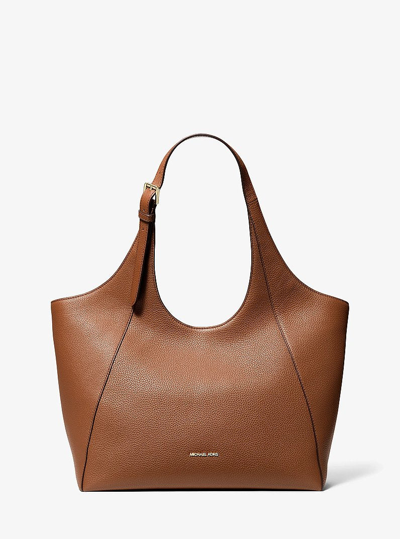 Bernie Large Pebbled Leather Tote Bag Luggage Luggage