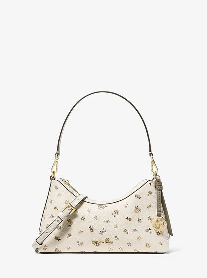 Sammy Small Floral Printed Convertible Crossbody Bag Lt Cream Lt Cream