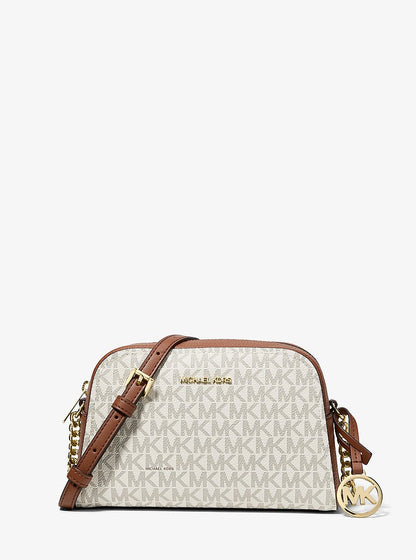 Ashton Extra-Small Signature Logo Camera Crossbody Bag Vanilla Vanilla