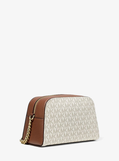Ashton Extra-Small Signature Logo Camera Crossbody Bag Vanilla Vanilla