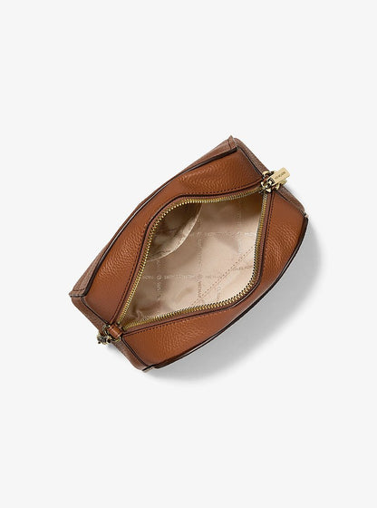 Ashton Extra-Small Signature Logo Camera Crossbody Bag Brown Brown