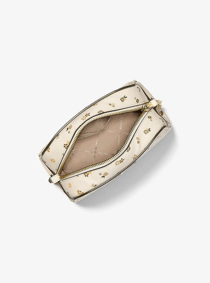 Ashton Extra-Small Floral Printed Camera Crossbody Bag Lt Cream Lt Cream