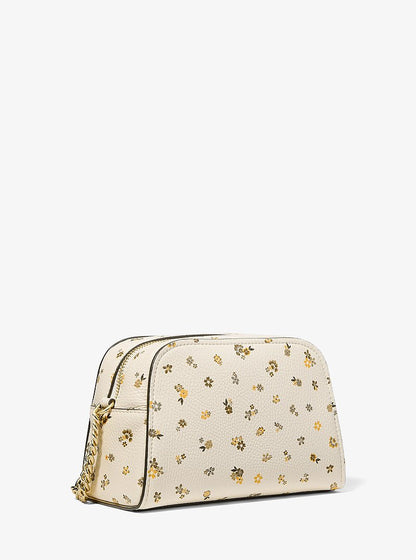 Ashton Extra-Small Floral Printed Camera Crossbody Bag Lt Cream Lt Cream