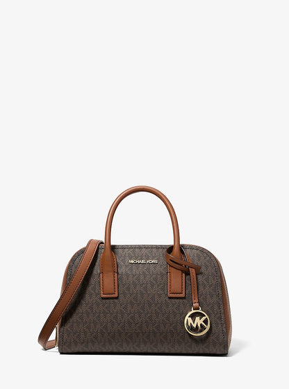 Ashton Small Signature Logo Messenger Bag Brown Brown