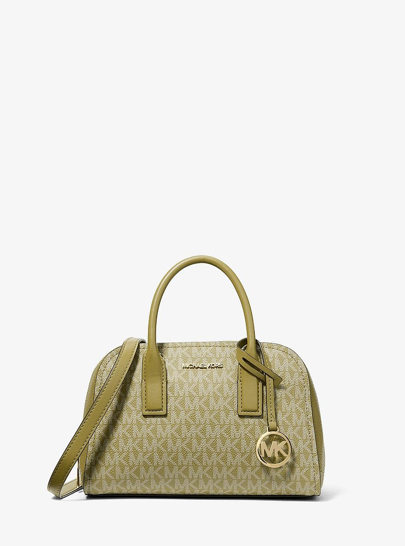 Ashton Small Signature Logo Messenger Bag Oregano Oregano