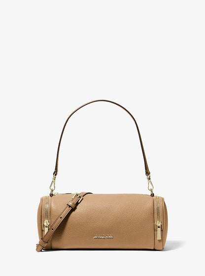 Jet Set Travel Small Pebbled Leather Convertible Crossbody Bag Camel Camel