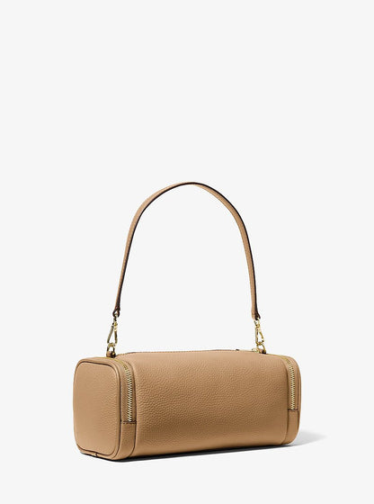 Jet Set Travel Small Pebbled Leather Convertible Crossbody Bag Camel Camel