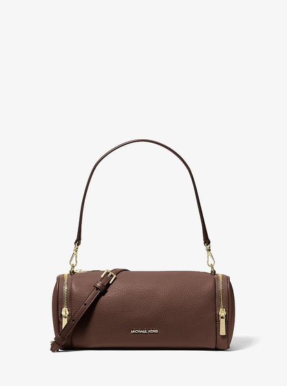 Jet Set Travel Small Pebbled Leather Convertible Crossbody Bag Nutmeg Nutmeg