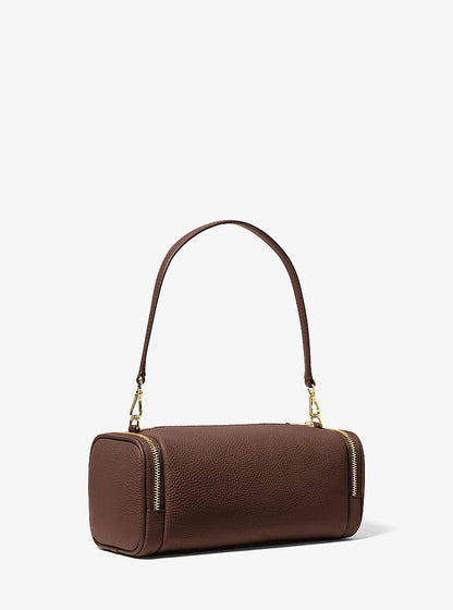 Jet Set Travel Small Pebbled Leather Convertible Crossbody Bag Nutmeg Nutmeg