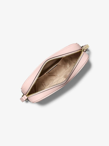 Jet Set Travel Large Signature Logo Camera Crossbody Bag Powder Blush Powder Blush