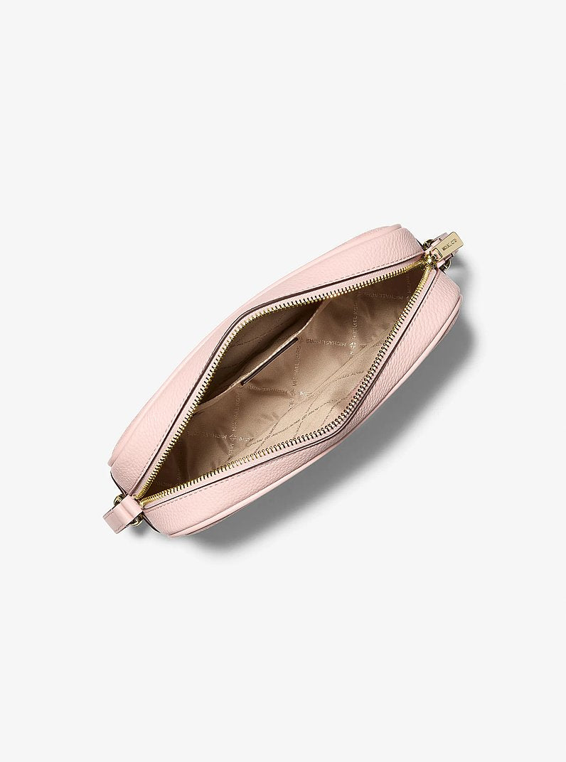 Jet Set Travel Large Signature Logo Camera Crossbody Bag Powder Blush Powder Blush