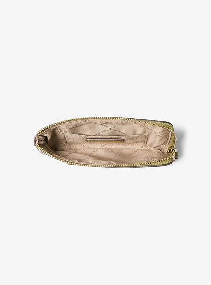 Jet Set Travel Small Signature Logo Wristlet Oregano Oregano