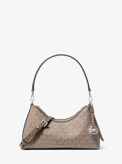 Sammy Small Signature Logo Convertible Crossbody Bag Mushroom Mushroom