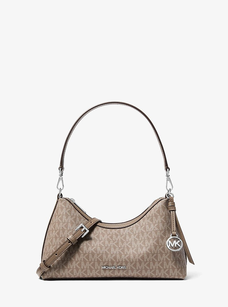 Sammy Small Signature Logo Convertible Crossbody Bag Mushroom Mushroom