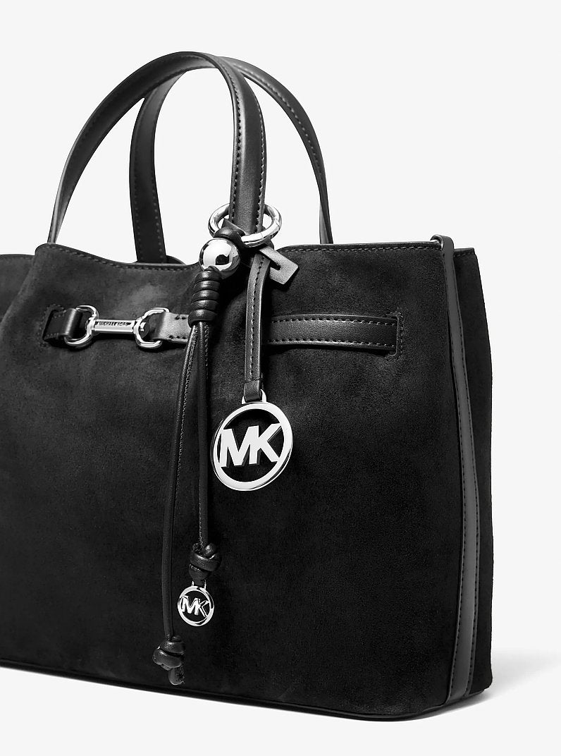 Knotted Rope Bag Charm Black Black