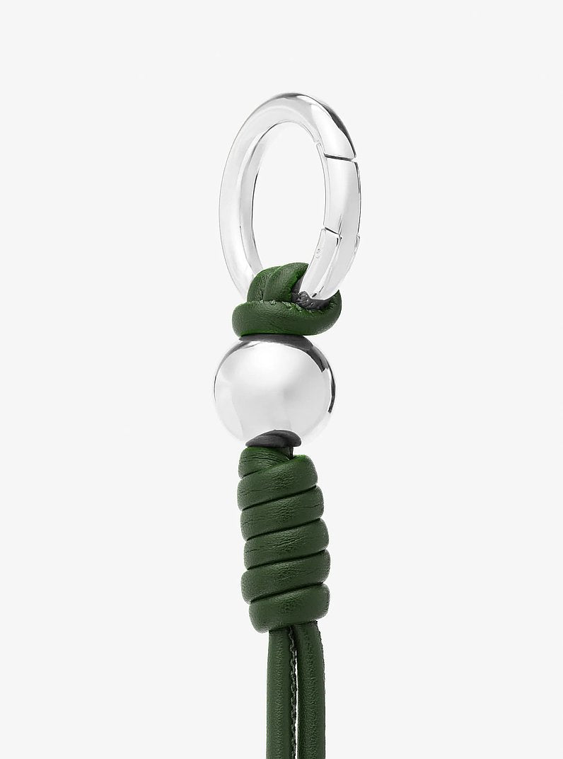 Knotted Rope Bag Charm Amazon Green Amazon Green