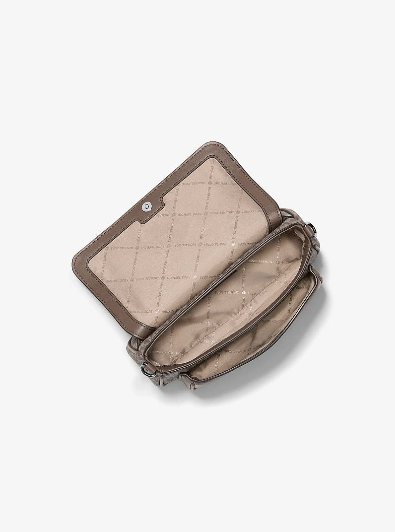 Jet Set Travel Small Signature Logo Crossbody Bag With Pouch Mushroom Mushroom