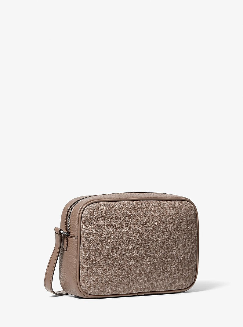 Jet Set Travel Large Signature Logo Camera Crossbody Bag Mushroom Mushroom