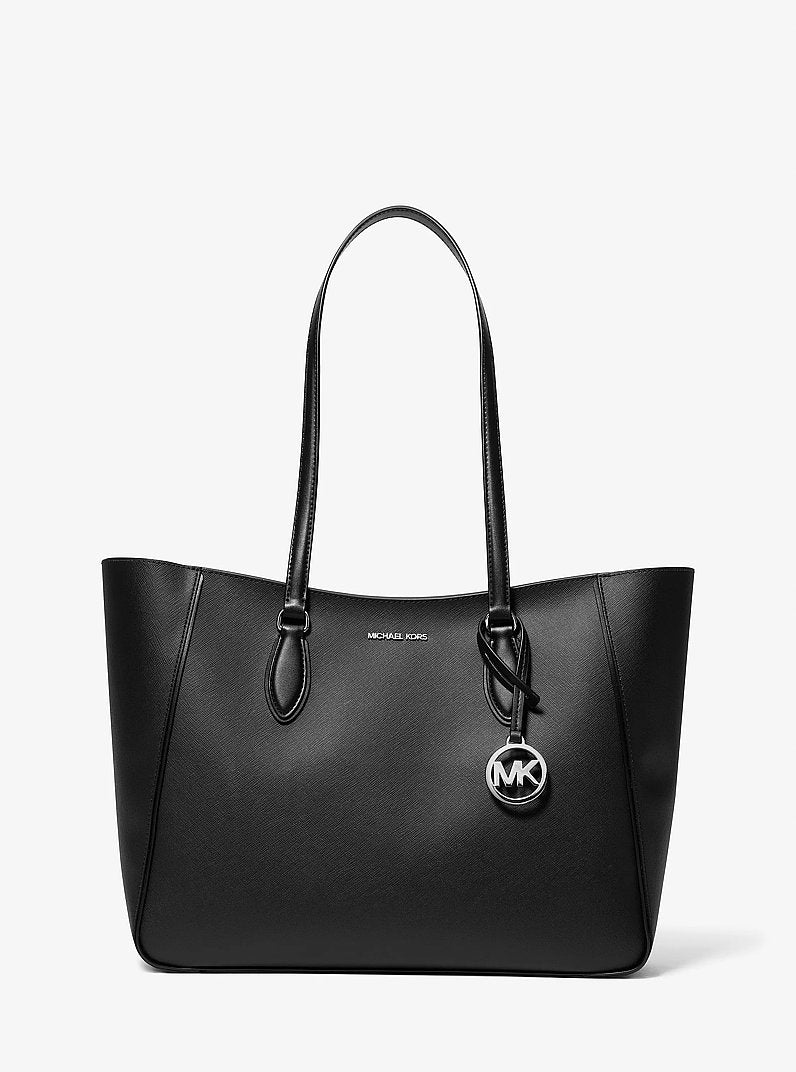 Jet Set Travel Large Smooth and Signature Logo 3-in-1 Tote Bag Black Black