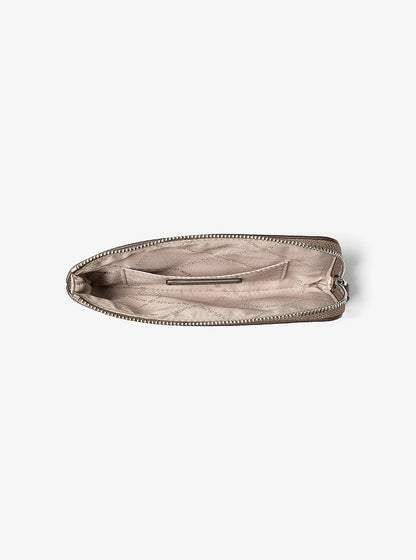 Jet Set Travel Small Signature Logo Wristlet Mushroom Mushroom