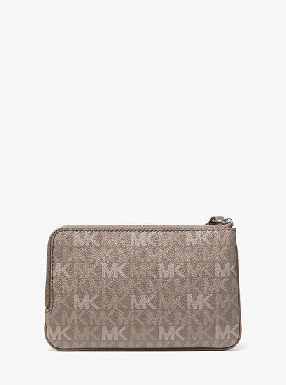 Jet Set Travel Small Signature Logo Wristlet Mushroom Mushroom