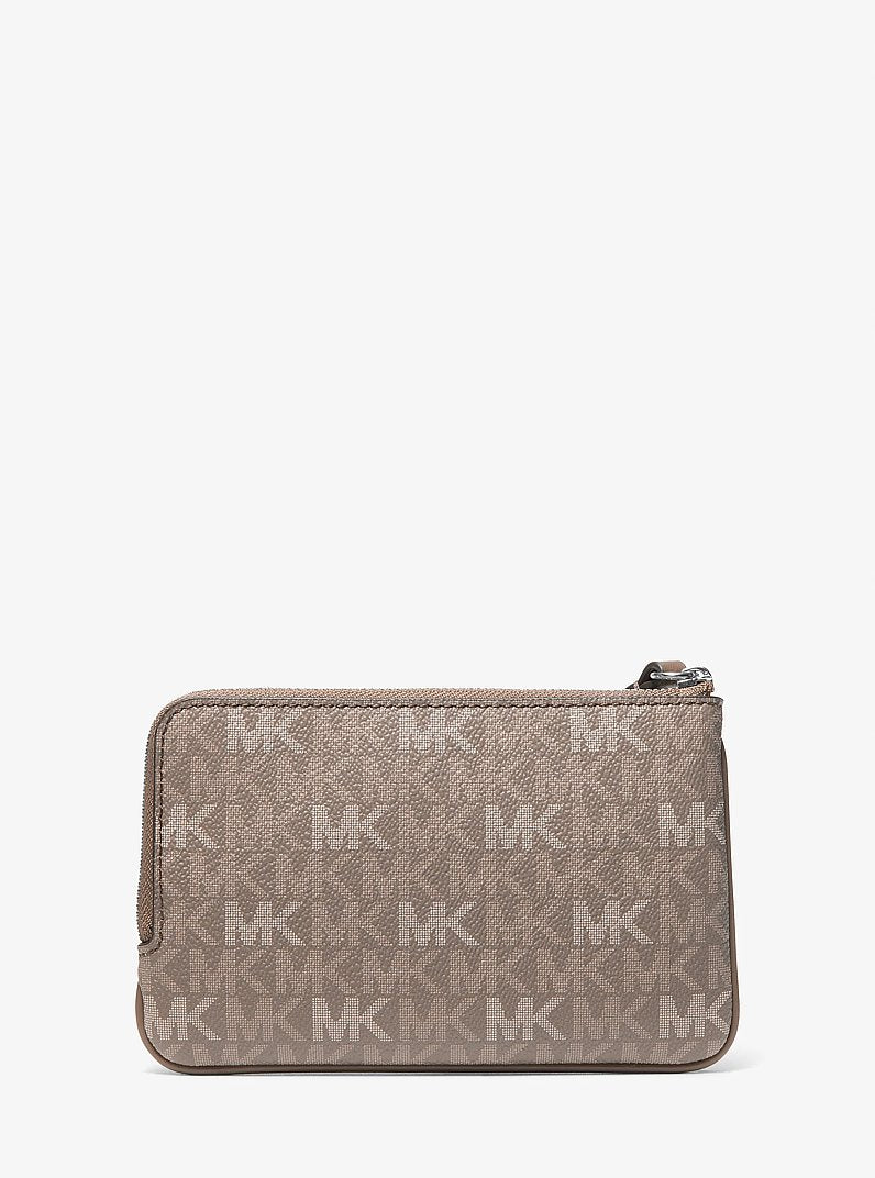 Jet Set Travel Small Signature Logo Wristlet Mushroom Mushroom
