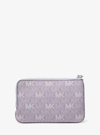 Jet Set Travel Small Signature Logo Wristlet Lilac Lilac