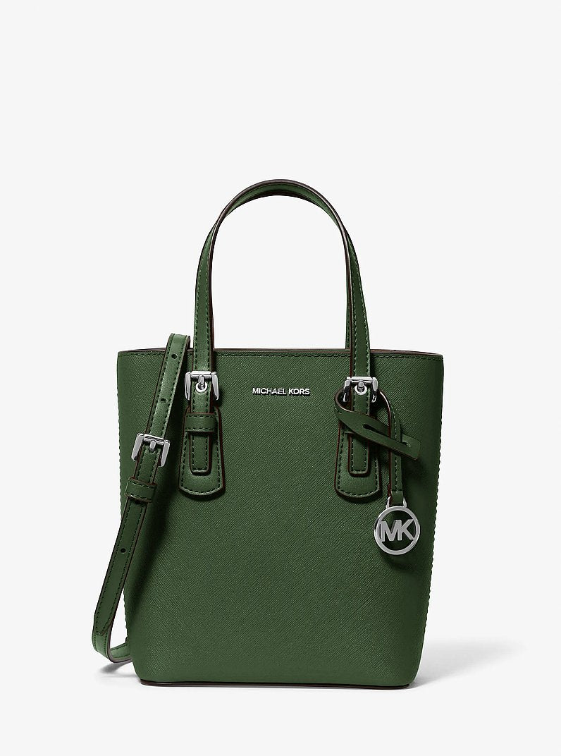 Voyager Extra-Small Leather Convertible Crossbody Bag Amazon Green Amazon Green