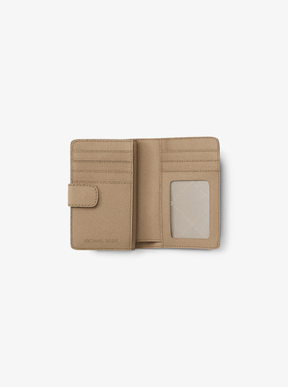 Medium Crossgrain Leather Wallet Camel Camel