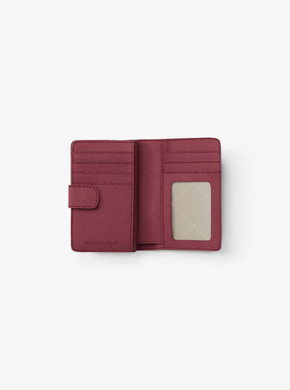 Medium Crossgrain Leather Wallet Cherry Cherry