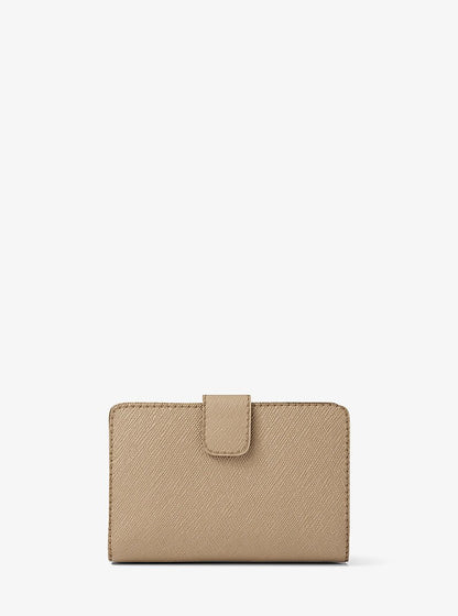 Medium Crossgrain Leather Wallet Camel Camel
