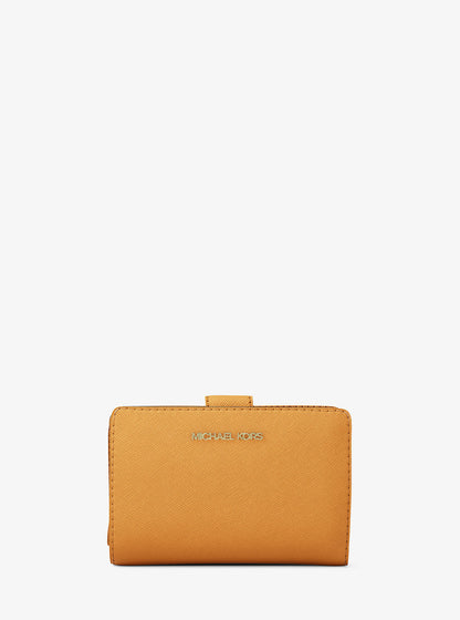 Medium Crossgrain Leather Wallet Radiant Orange Radiant Orange