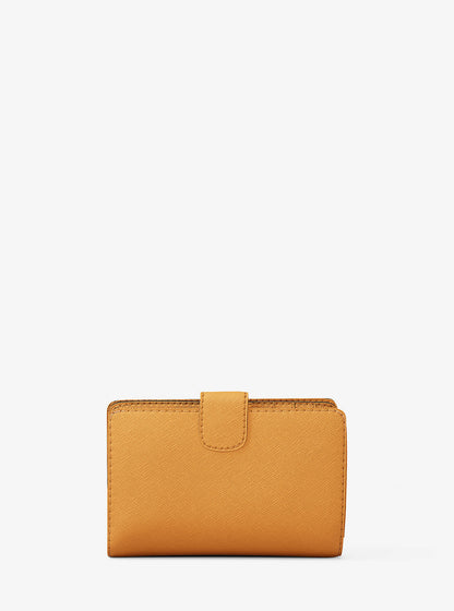 Medium Crossgrain Leather Wallet Radiant Orange Radiant Orange