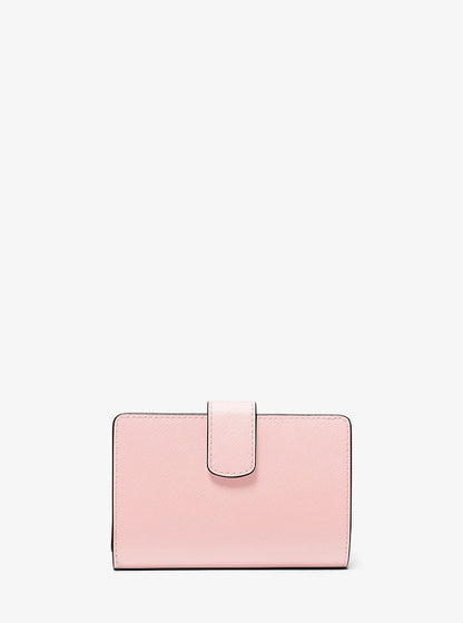 Medium Crossgrain Leather Wallet Powder Blush Powder Blush