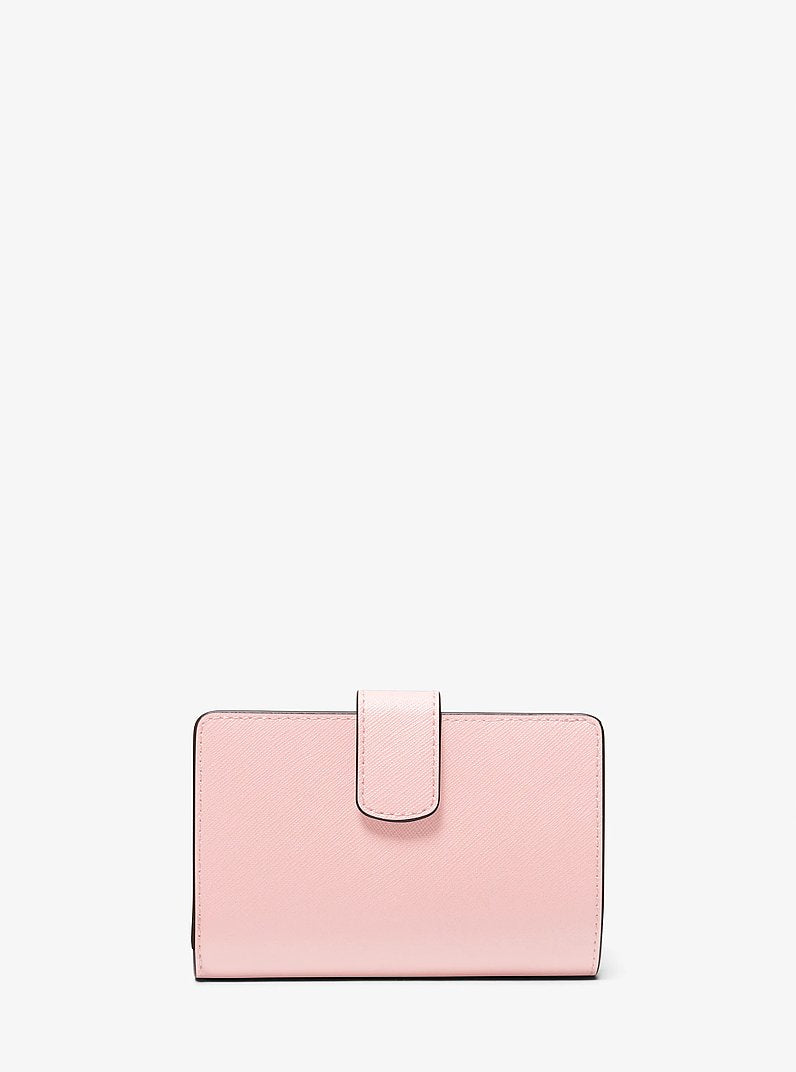 Medium Crossgrain Leather Wallet Powder Blush Powder Blush