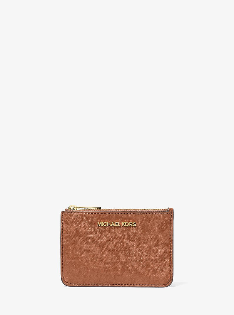 Jet Set Travel Small Saffiano Leather Coin Pouch Luggage Luggage