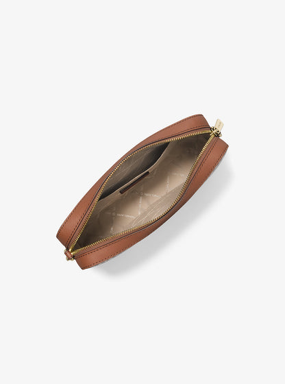 Jet Set Large Printed Logo Crossbody Bag Vanilla Vanilla