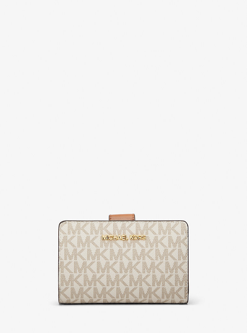 Jet Set Medium Signature Logo Wallet