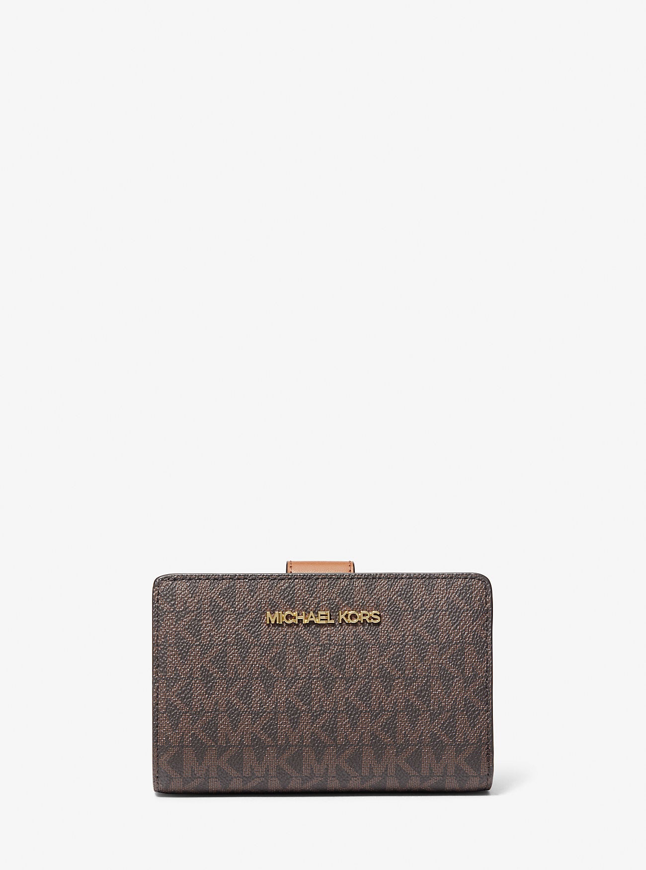 Medium Signature Logo Wallet Brown Brown