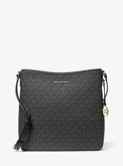 Jet Set Travel Large Logo Messenger Bag Black Black